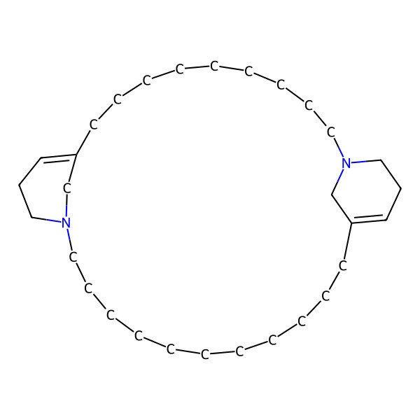 2D Structure of 1,15-Diazatricyclo[25.3.1.111,15]dotriaconta-11,27-diene