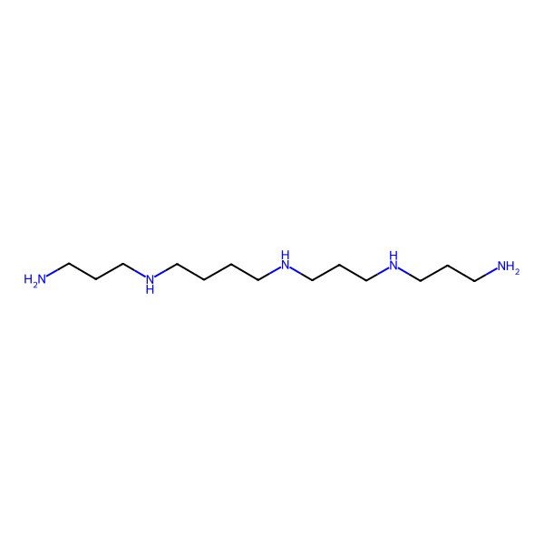 2D Structure of 1,16-Diamino-4,8,13-triazahexadecane