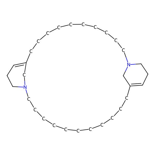 2D Structure of 1,16-Diazatricyclo[26.3.1.112,16]tritriaconta-12,28-diene