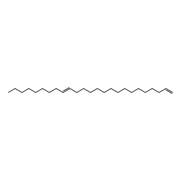 2D Structure of 1,16-Pentacosadiene