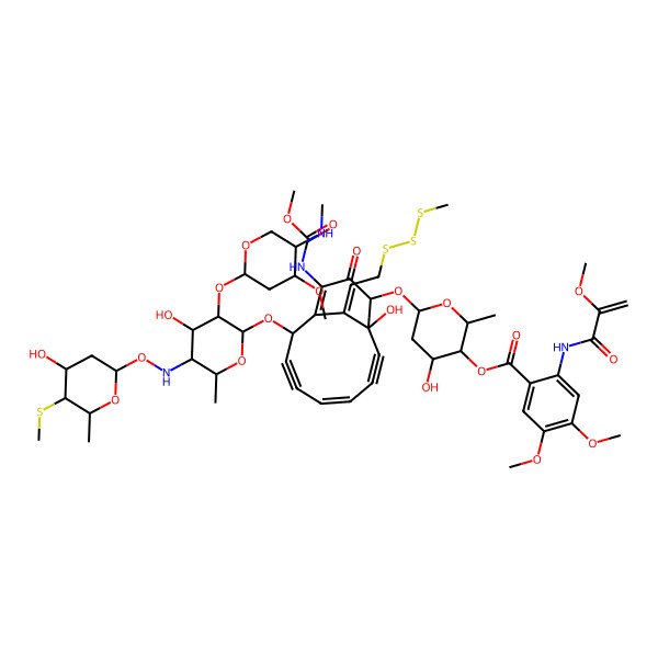 2D Structure of Esperamicin A2