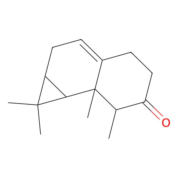 2D Structure of 1,1,7,7a-Tetramethyl-1a,2,4,5,7,7b-hexahydrocyclopropa[a]naphthalen-6-one