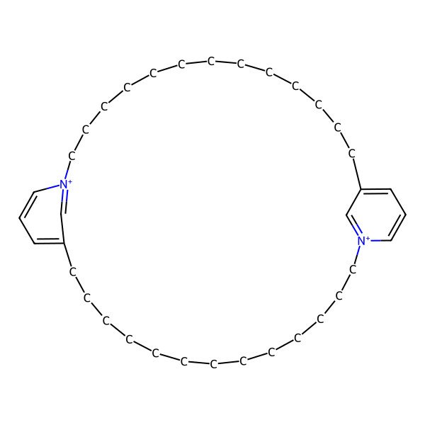 2D Structure of 1,19-Diazoniatricyclo[31.3.1.115,19]octatriaconta-1(36),15(38),16,18,33(37),34-hexaene