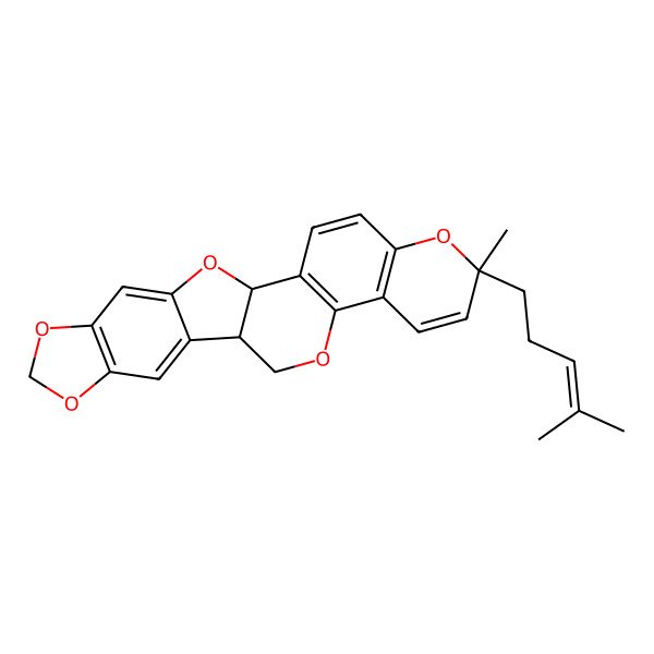 2D Structure of (1R,7S,14R)-7-methyl-7-(4-methylpent-3-enyl)-6,12,18,20,24-pentaoxahexacyclo[12.10.0.02,11.05,10.015,23.017,21]tetracosa-2(11),3,5(10),8,15,17(21),22-heptaene