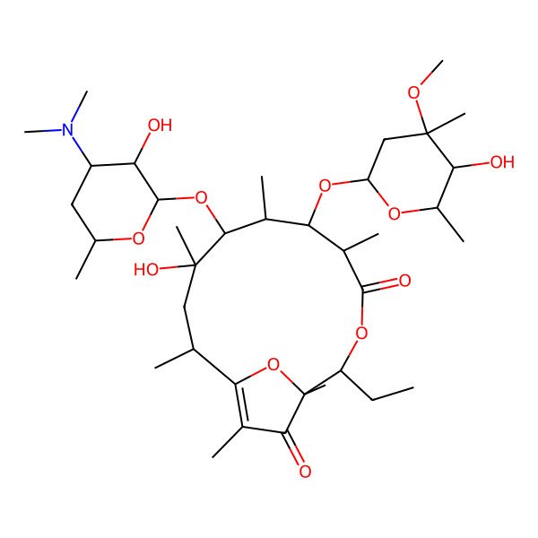 2D Structure of Sporeamicin A