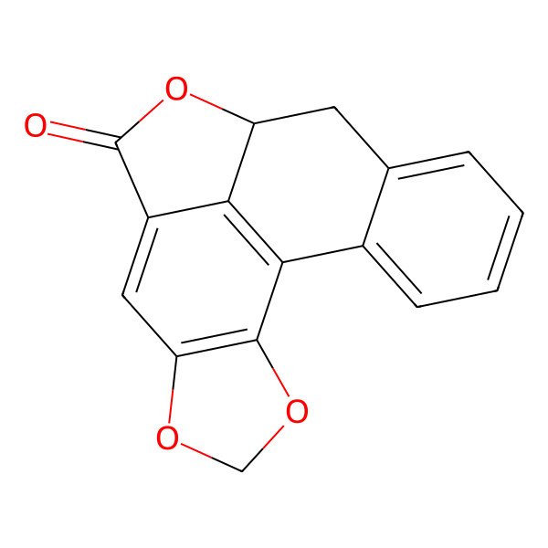 2D Structure of (11S)-3,5,10-trioxapentacyclo[9.7.1.02,6.08,19.013,18]nonadeca-1(19),2(6),7,13,15,17-hexaen-9-one