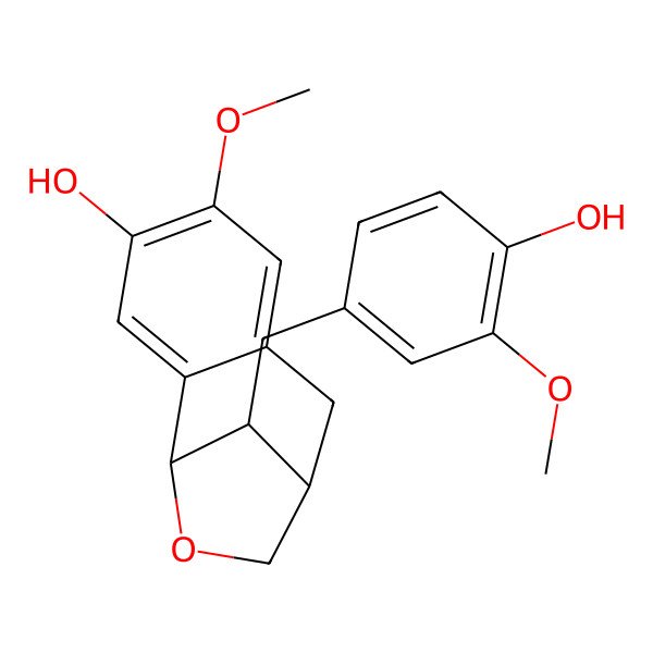 2D Structure of 12-[(4-Hydroxy-3-methoxyphenyl)methyl]-5-methoxy-11-oxatricyclo[7.2.1.02,7]dodeca-2,4,6-trien-4-ol