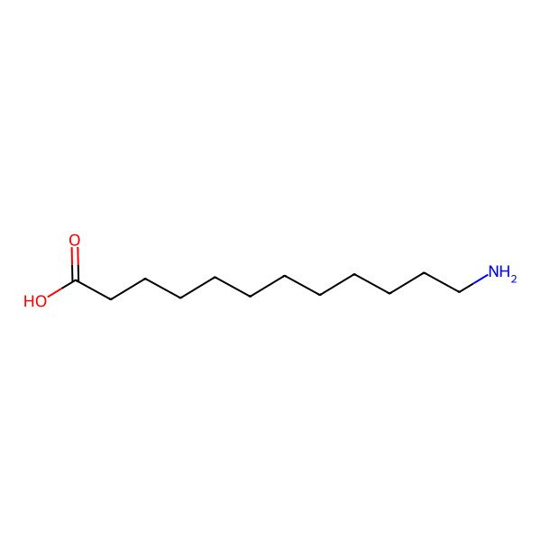 2D Structure of 12-Aminododecanoic Acid
