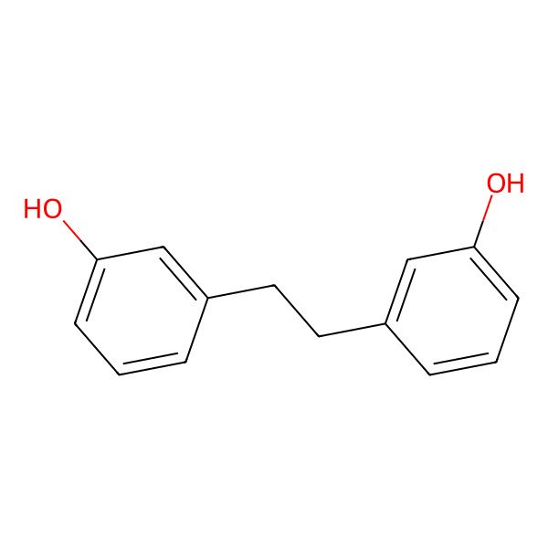 2D Structure of 1,2-Bis(3-hydroxyphenyl)ethane