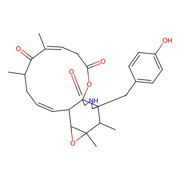 2D Structure of [12]-Cytochalasin