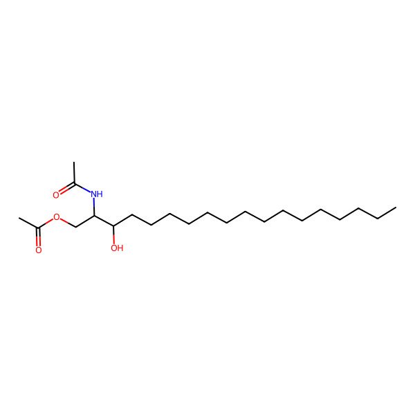 2D Structure of (2S,3R)-2-Acetamido-3-hydroxyoctadecyl acetate