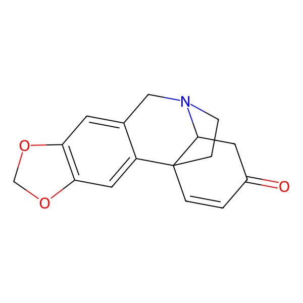 2D Structure of 1,2-Didehydrocrinan-3-one