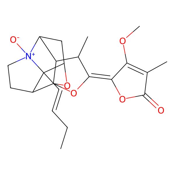 2D Structure of 1',2'-Didehydrostemofoline N-oxide