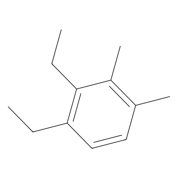 2D Structure of 1,2-Diethyl-3,4-dimethylbenzene