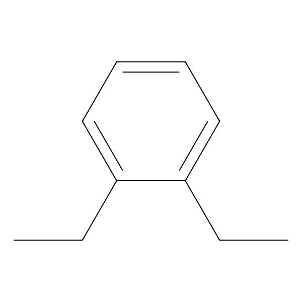 2D Structure of 1,2-Diethylbenzene