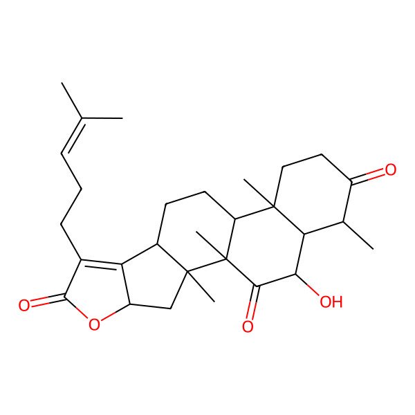 2D Structure of 1,2-dihydro-6,16-O-dideacetylhelvolic acid 21,16-lactone