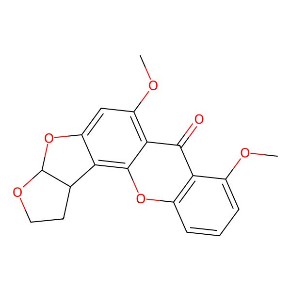 2D Structure of 1,2-Dihydro-O-methylsterigmatocystin