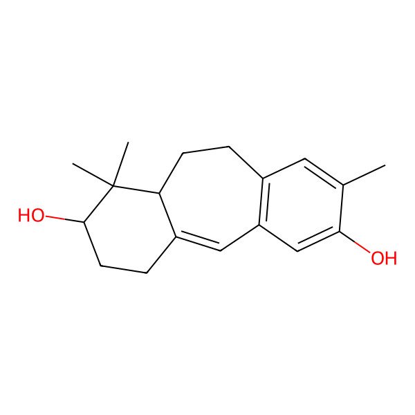 2D Structure of 1,2-Dihydroheudelotinol 2D Structure of 1,2-Dihydroheudelotinol