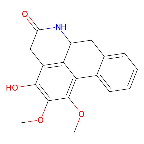2D Structure of 1,2-Dimethoxy-3-hydroxy-5-oxonoraporphine 2D Structure of 1,2-Dimethoxy-3-hydroxy-5-oxonoraporphine