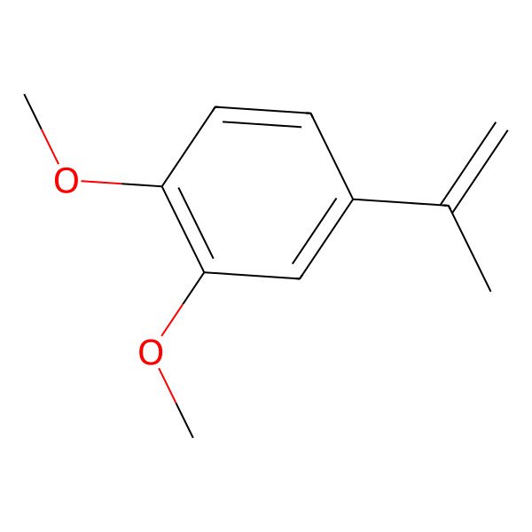 2D Structure of 1,2-Dimethoxy-4-(prop-1-en-2-yl)benzene 2D Structure of 1,2-Dimethoxy-4-(prop-1-en-2-yl)benzene