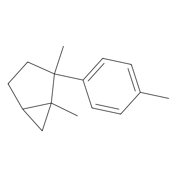 2D Structure of 1,2-Dimethyl-2-(4-methylphenyl)bicyclo[3.1.0]hexane