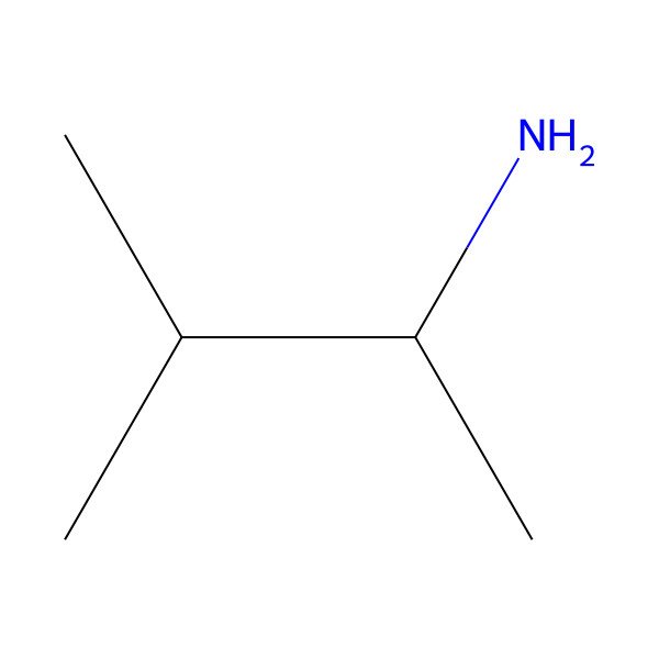 2D Structure of 1,2-Dimethylpropylamine