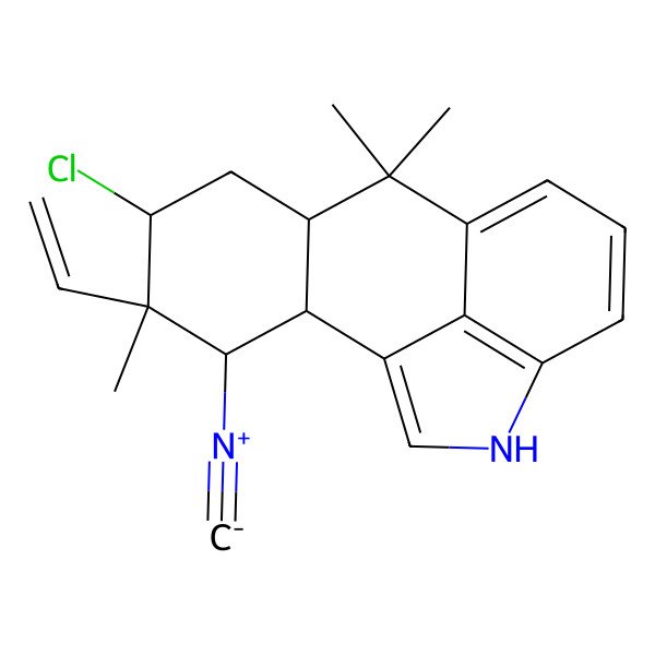 2D Structure of 12-epi-Hapalindole G