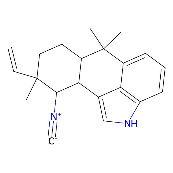 2D Structure of 12-epi-hapalindole J isonitrile