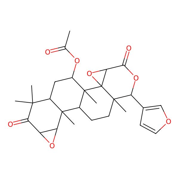 2D Structure of 1,2-Epoxygedunin