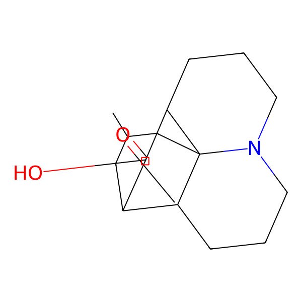 2D Structure of 12-Hydroxy-15-methyl-6-azatetracyclo[8.6.0.01,6.02,13]hexadecan-11-one