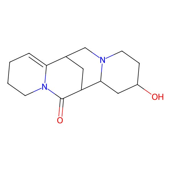 2D Structure of 12-Hydroxy-7,15-diazatetracyclo[7.7.1.02,7.010,15]heptadec-2-en-8-one