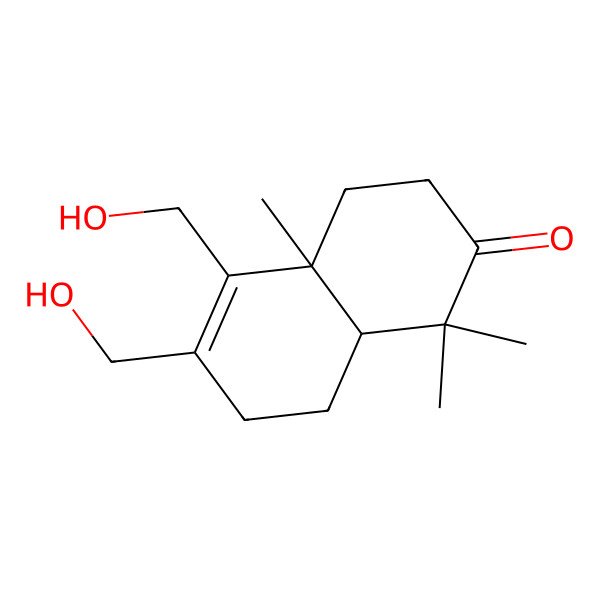 2D Structure of 12-Hydroxy-8-ene-3-oxodrimenol