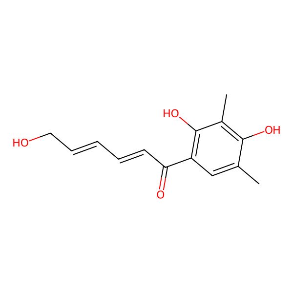 2D Structure of 12-Hydroxysorbicillin