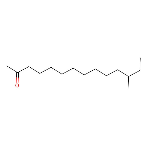 2D Structure of 12-Methyl-2-tetradecanone