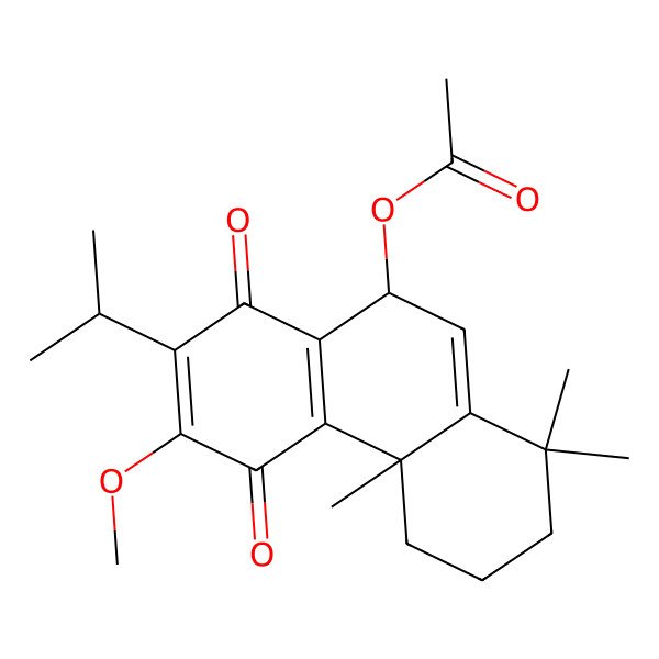 2D Structure of 12-Methyl-5-dehydroacetylhorminone