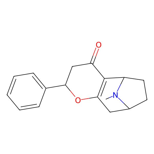 2D Structure of 12-Methyl-5-phenyl-6-oxa-12-azatricyclo[7.2.1.02,7]dodec-2(7)-en-3-one
