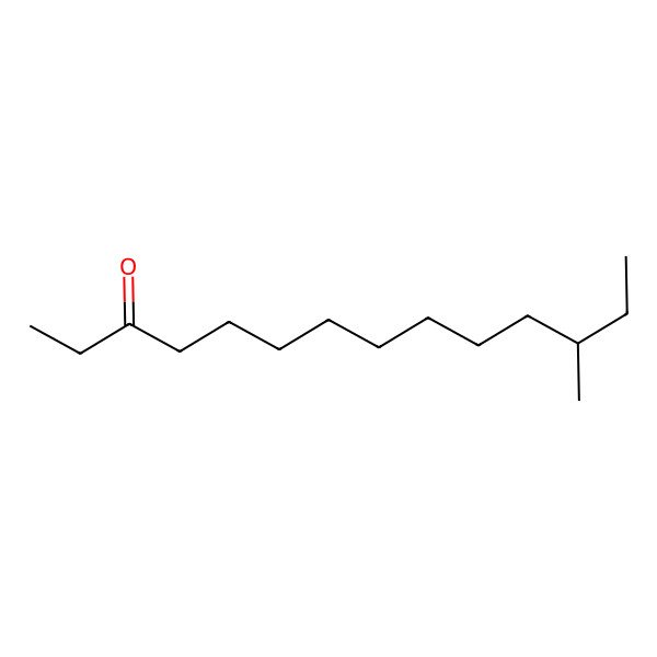 2D Structure of 12-Methyltetradecan-3-one