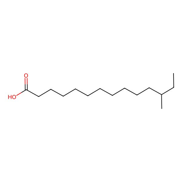 2D Structure of 12-Methyltetradecanoic acid