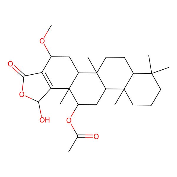 2D Structure of 12-O-Acetyl-16-O-Methylhyrtiolide
