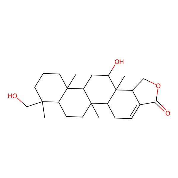 2D Structure of 12-O-deacetyl-12-epi-19-deoxy-22-hydroxyscalarin