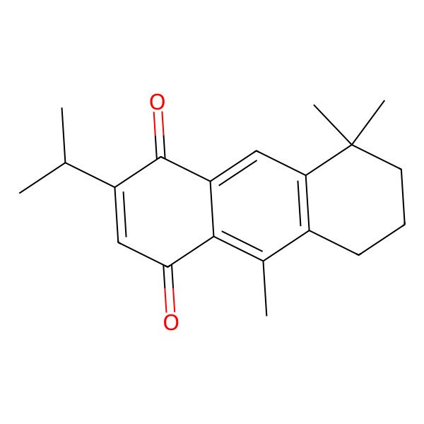 2D Structure of 12,16-Dideoxyaegyptinone B