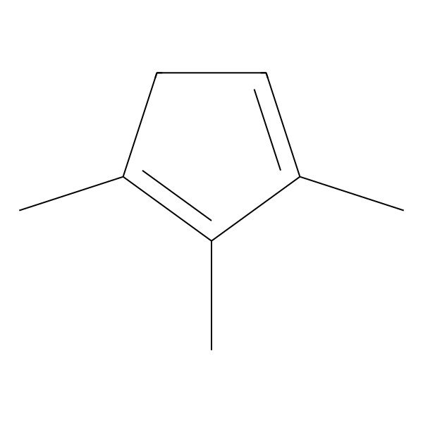 2D Structure of 1,2,3-Trimethylcyclopentadiene