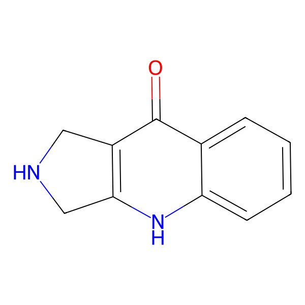 2D Structure of 1,2,3,4-Tetrahydro-9h-pyrrolo[3,4-b]quinolin-9-one