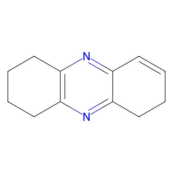 2D Structure of 1,2,3,4,6,7-Hexahydrophenazine