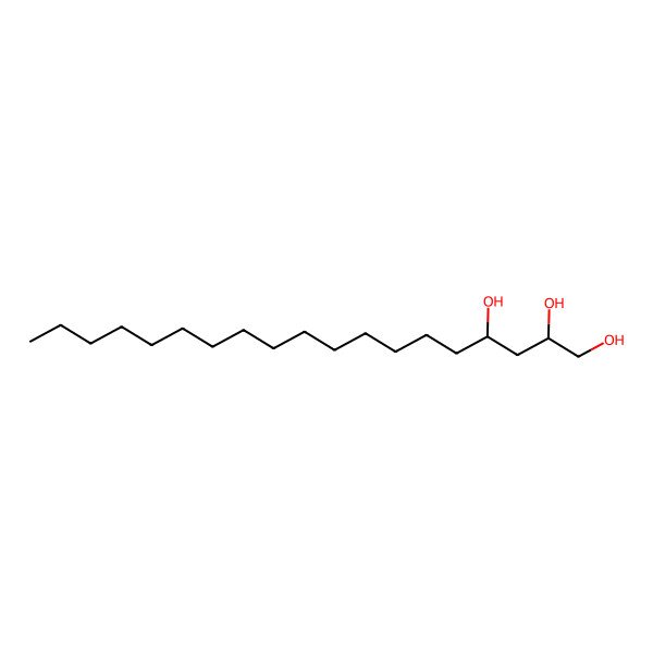 2D Structure of 1,2,4-Nonadecanetriol