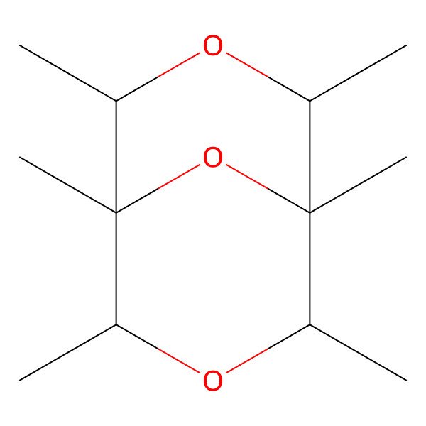 2D Structure of 1,2,4,5,6,8-Hexamethyl-3,7,9-trioxabicyclo[3.3.1]nonane