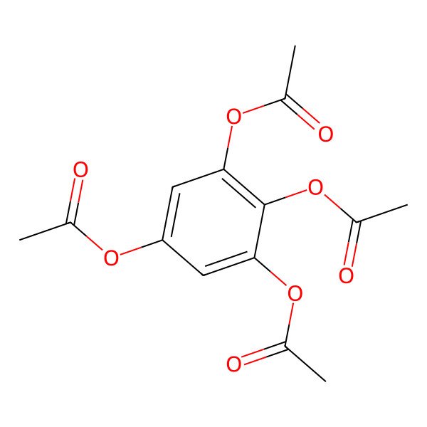 2D Structure of 1,2,4,6-Tetraacetoxybenzene