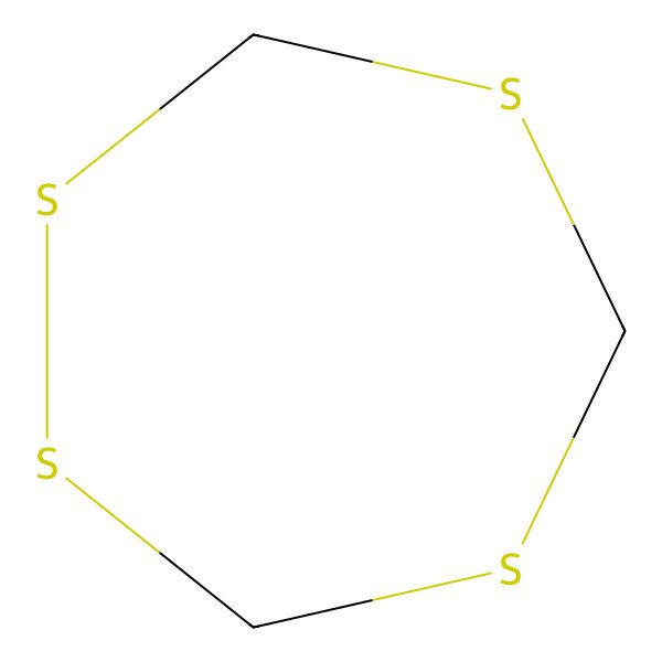 2D Structure of 1,2,4,6-Tetrathiepane