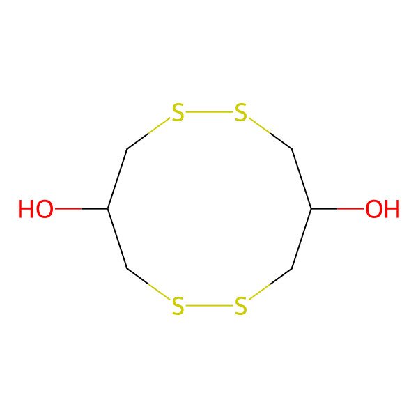2D Structure of 1,2,6,7-Tetrathiecane-4,9-diol