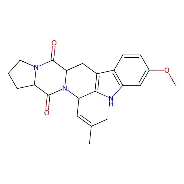 2D Structure of 12alpha-Fumitremorgin C